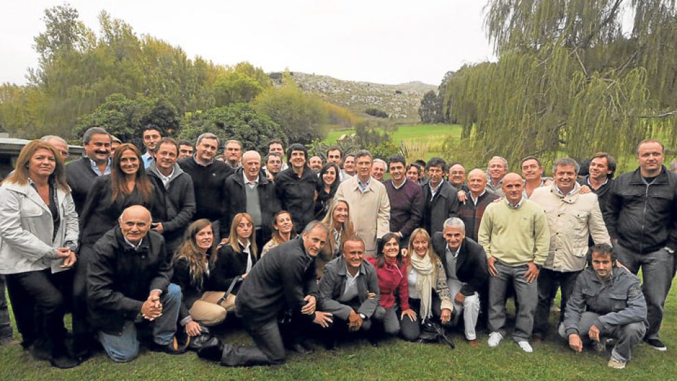 Contracumbre. El Jefe de Gobierno presentó a 50 nuevos candidatos en la ciudad de Tandil.