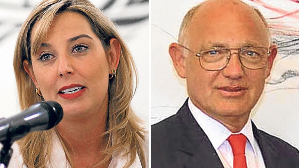 Enfrentados. La relatora especial Gabriela Knaul y el canciller argentino, Héctor Timerman.