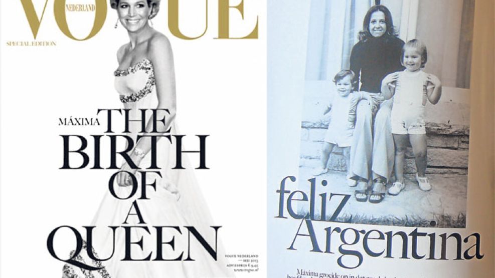 Vogue. Máxima no posó para la revista, sino que editaron notas con fotos de su vida de "plebeya", de su familia argentina, su ciudad, y de su cambio de estilo al ingresar a la monarquía holandesa, has