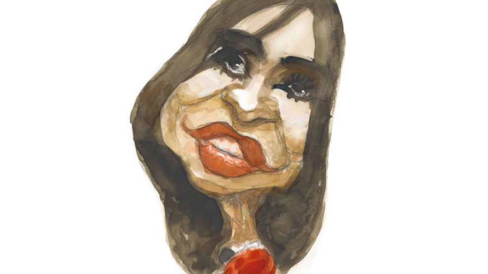 Guantes para todos, CFK. Dibujo: Pablo Temes.