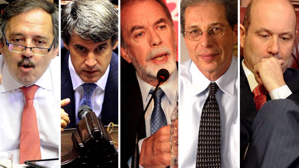 Alfonsín, Prat Gay, González Fraga, Marx y Sturzenegger.  