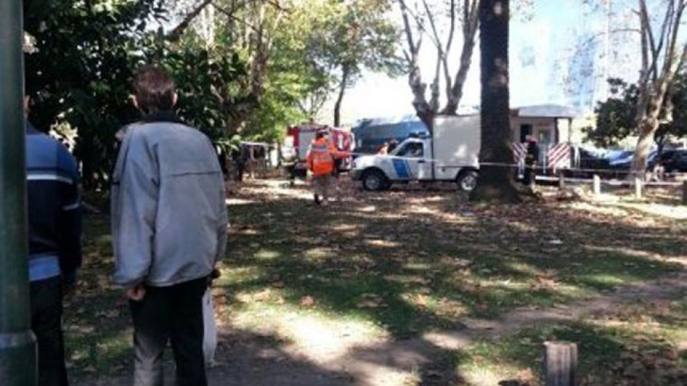 El accidente ocurrió esta tarde en el cruce de la calle Cecilia Grierson con la avenida Alicia Moreau de Justo.