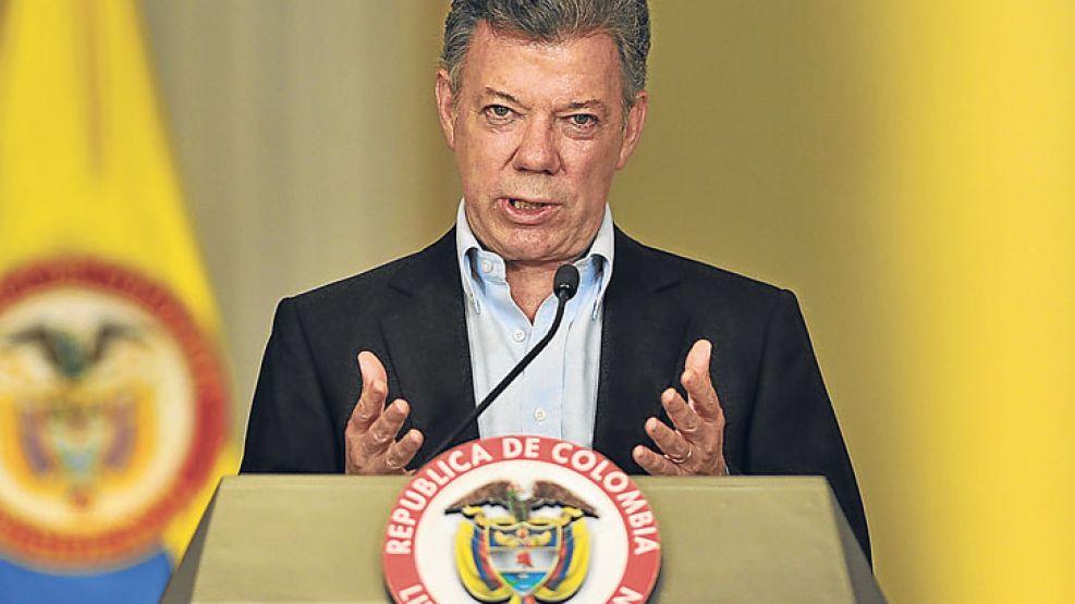 Santos. El colombiano buscará un segundo mandato.