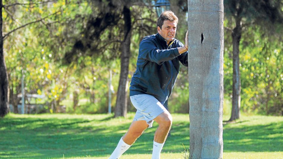 Calentamiento. El intendente anunciará en junio sin finalmente se larga a la carrera.