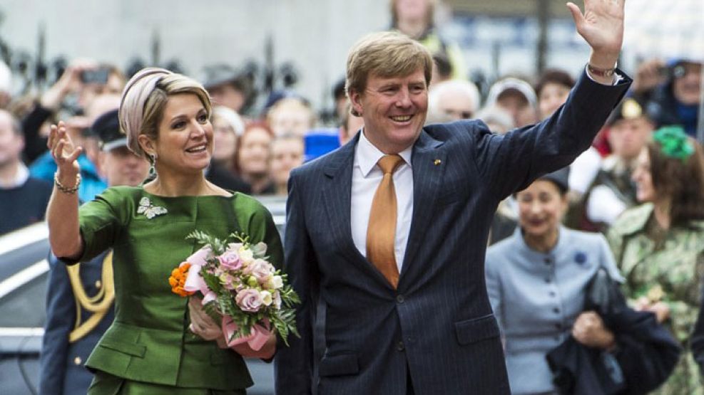 Duo. Ayer, los reyes de Holanda en viaje oficial a Luxemburgo.