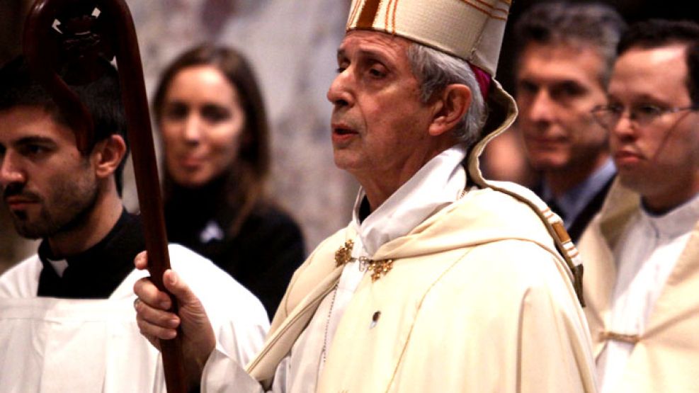 El obispo Mario Poli ofició su primer Tedeum en la Catedral