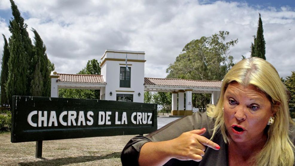 Carrió compró el lote 261 de Chacras de la Cruz el 29 de febrero de 2012.