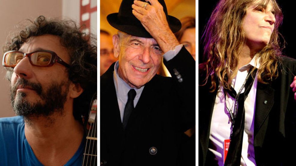 Fito Páez, Leonard Cohen y Patti Smith; La relación del rock con la literatura siempre ha sido una constante, aunque probablemente nunca de la manera tan entrañable como cuando la escriben los protago