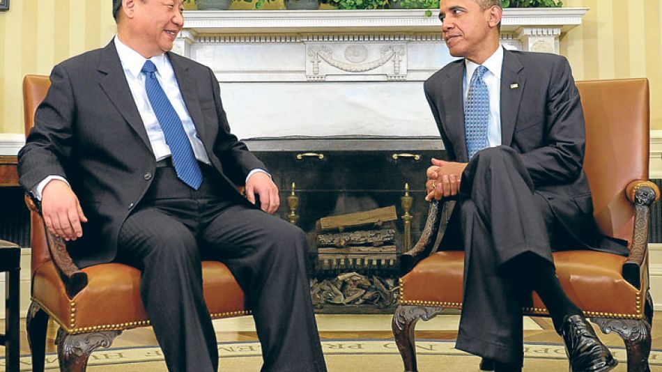 Encuentro historico. El presidente Barack Obama recibió el año pasado al chino Xi, cuando era vicepresidente de su país.