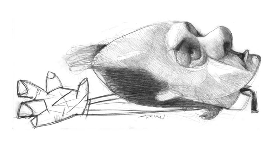 GUERNIKA BONAERENSE Daniel Scioli DIBUJO: PABLO TEMES.