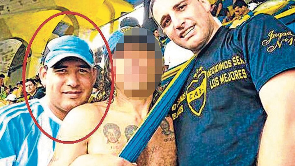 M & M. Maxi Mazzaro (izq.) en el tablón con Mauro Martín. Ambos están presos por la misma causa.