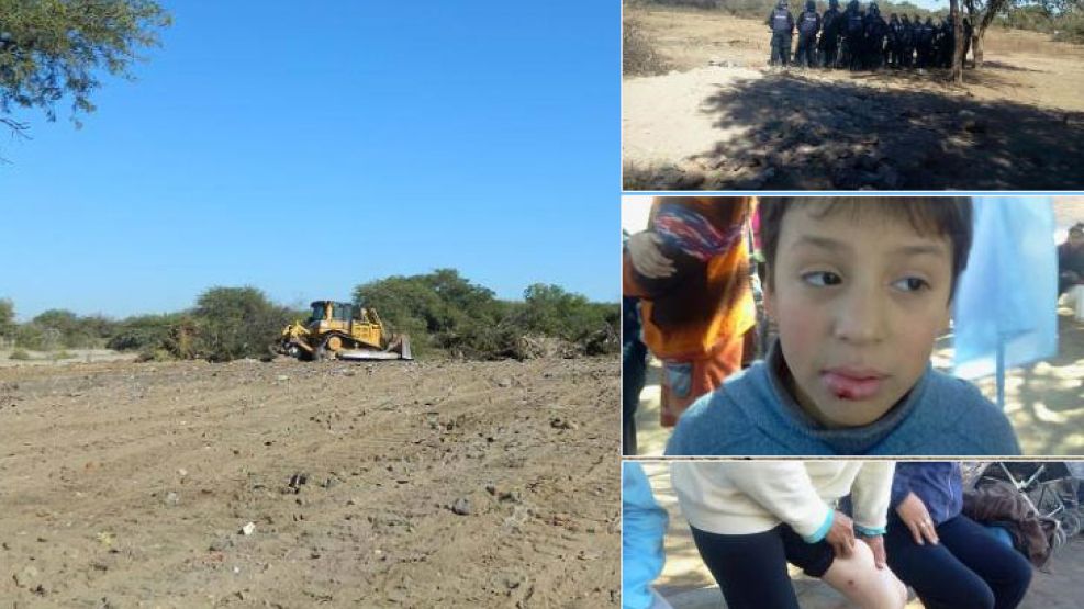 La tierra de los Tonocotés, después de la represión y las topadoras.