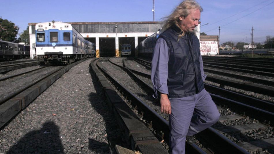 Rubén "Pollo" Sobrero, delegado gremial ferroviario.