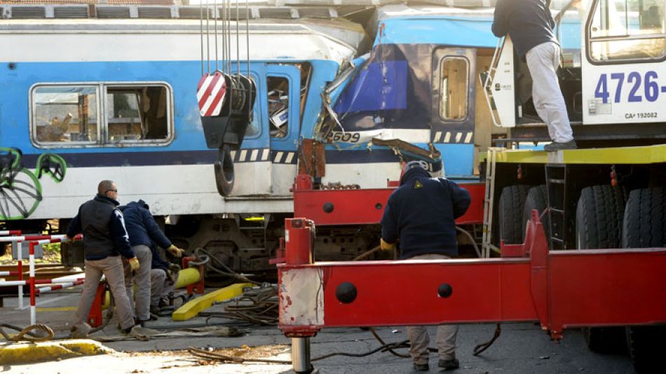 Los trenes siniestrados fueron retirados hoy de los andenes.