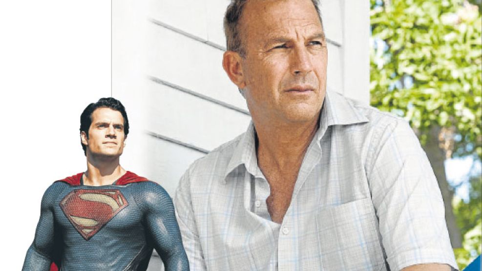 Valores. El personaje de Crowe elige salvar a su hijo en medio de la debacle de Krypton. El de Costner le enseña a esconder su condición extraterrestre.