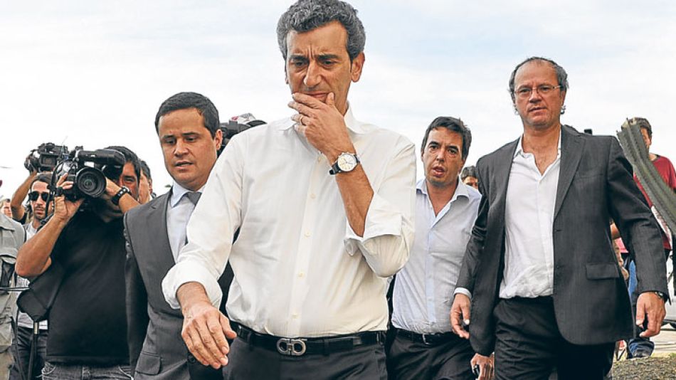 Golpe. Tras el accidente en la estación de Once, Randazzo asumió la política de Transporte.