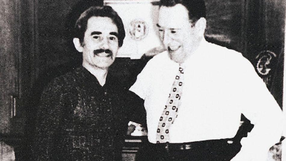 Juan Domingo Perón junto a José Rucci, el sindicalista asesinado el 25 de septiembre de 1973.