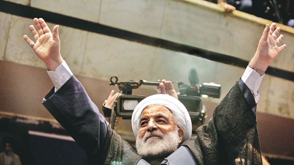 Batacazo. La elección de Hassan Rouhani rompió con todos los pronósticos electorales, alcanzando el 52,5% de los sufragios. 