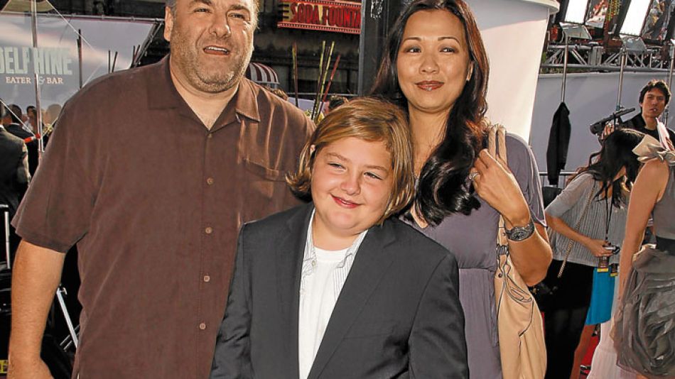 Album. El actor con su segunda mujer, Deborah Lin, y Michael, el hijo que tuvo con su primera esposa.