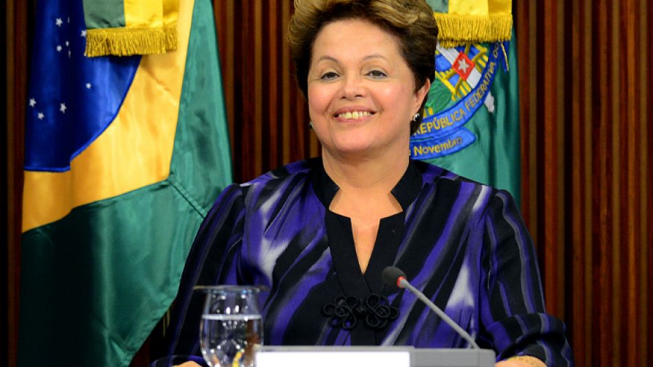 Rousseff, durante la reunión con los gobernadores en el palacio de Planalto en Brasilia.