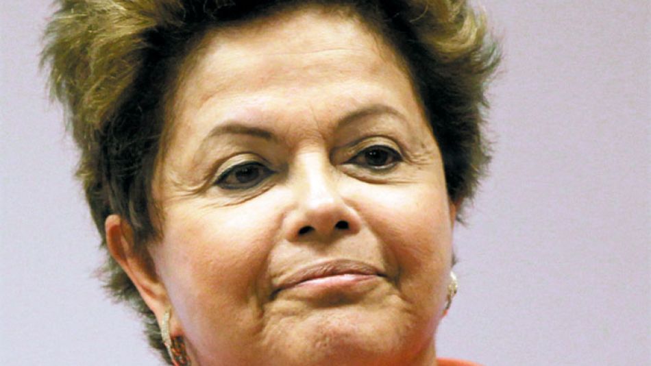 El rostro de la protesta. Dilma Rousseff muestra su peor cara tras varias semanas de protesta social.
