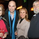 Norma Aleandro, Horacio Rodríguez Larreta, Eleonora Cassano y Lino Patalano en la apertura de Arte Urbano en el Teatro Maipo.