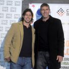 Martín Palermo y Matias Almeyda se reunieron en “Dos historias, la misma pasión “, una charla a beneficio de la Fundación S.O.S Infantil en la que contaron sus inicios y su esfuerzos a lo largo de sus carreras. 