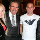 Pablo Zabaleta y su flamante esposa Christel Castaño cenaron junto a Fernando y Soledad Soler en Señor Tango justo antes de su viaje de regreso a Europa.