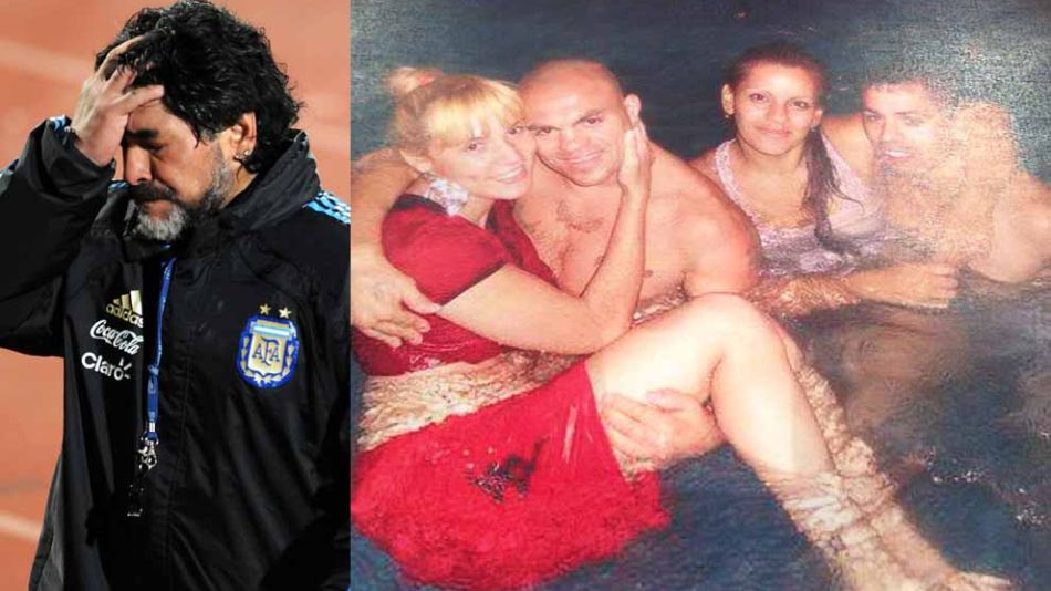 Diego Maradona, Rocio Oliva, Hiena Barrios