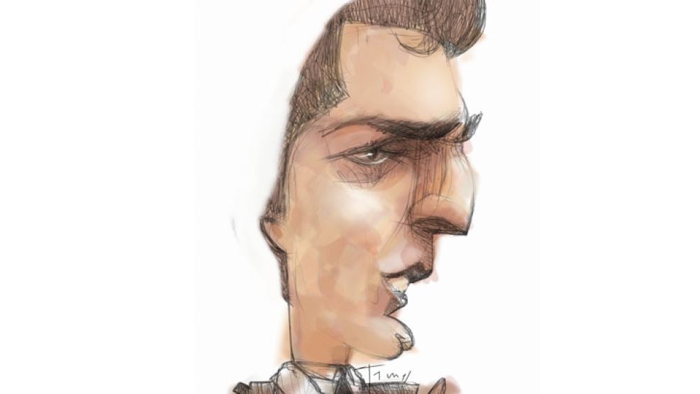 EMPEZANDO  A CAMINAR Sergio Massa DIBUJO: PABLO TEMES.