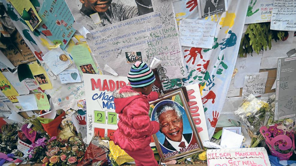 Yo te apoyo. Mensajes a favor de la recuperación de Mandela.