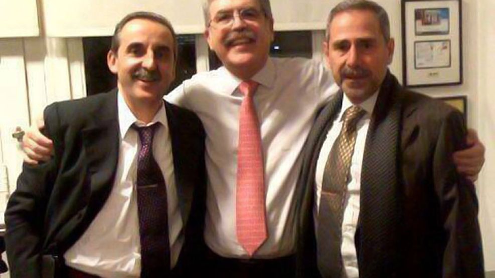 Guillermo Moreno, Julio de Vido y Ricardo Jaime en 2007.