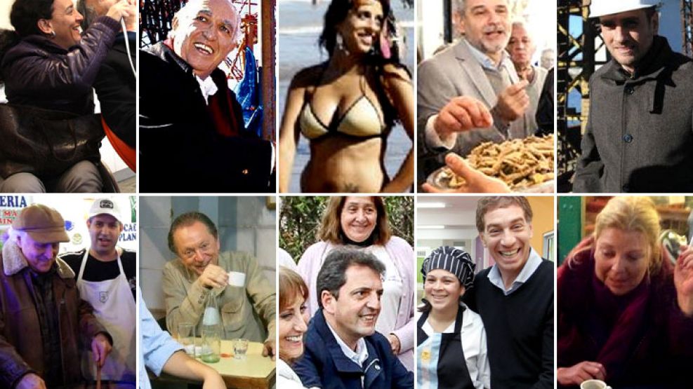 Las fotos más insólitas de los candidatos en campaña.  