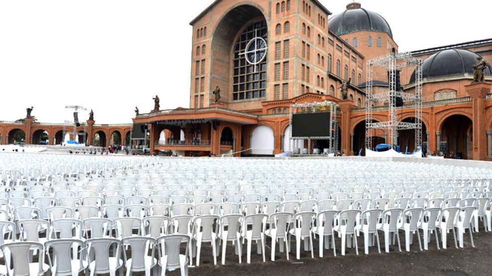 La Basílica Aparecida, en el estado brasileño de Sao Paulo. 