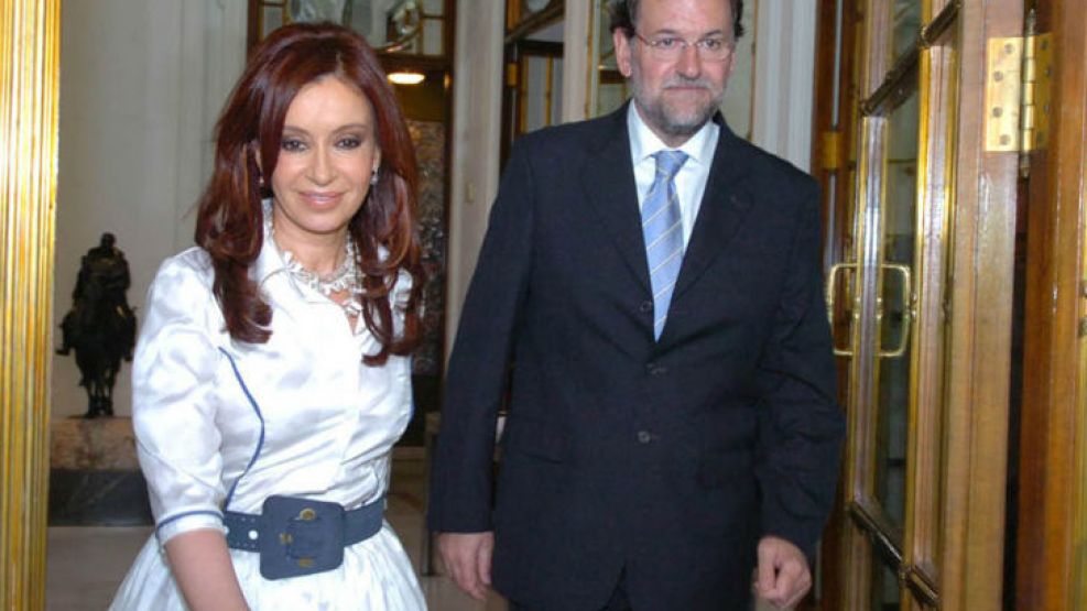 Cristina Kirchner le envió una carta a su par de España, Mariano Rajoy. 