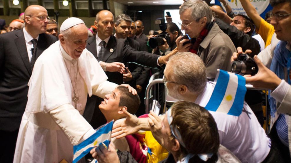 El papa Francisco en su quinto día de visita a Brasil