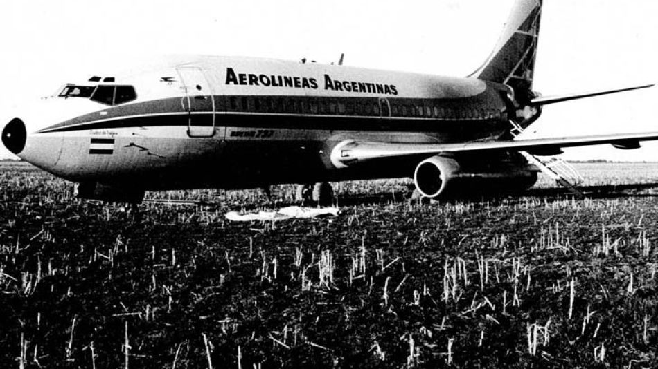 El avión que participó en la Operación Primicia.