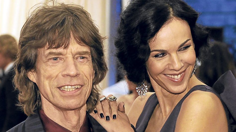 Enamorado. Con su actual pareja, L’Wren Scott, de 46 años.