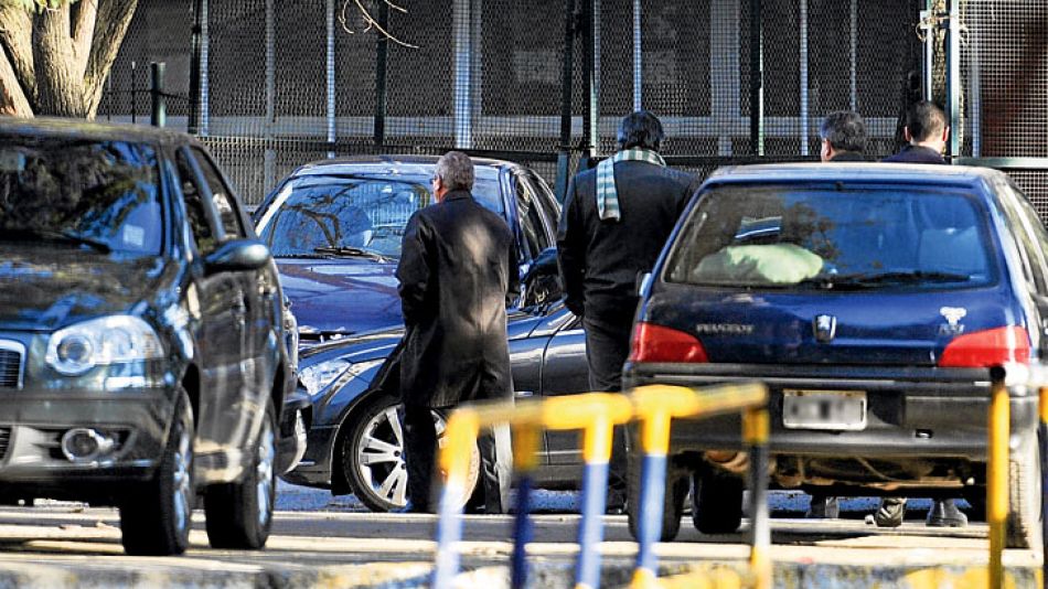 Misterio y fuga. El miércoles, tras visitar tribunales en Retiro.