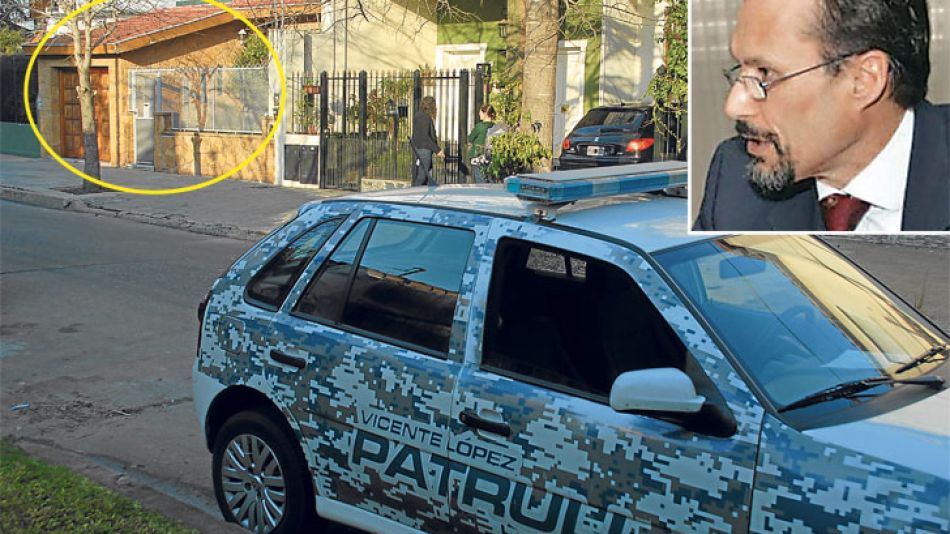 Escenario. García fue atacada en Vergara al 1900, el viernes por la noche. Dolorido, el fiscal no hizo declaraciones (derecha).