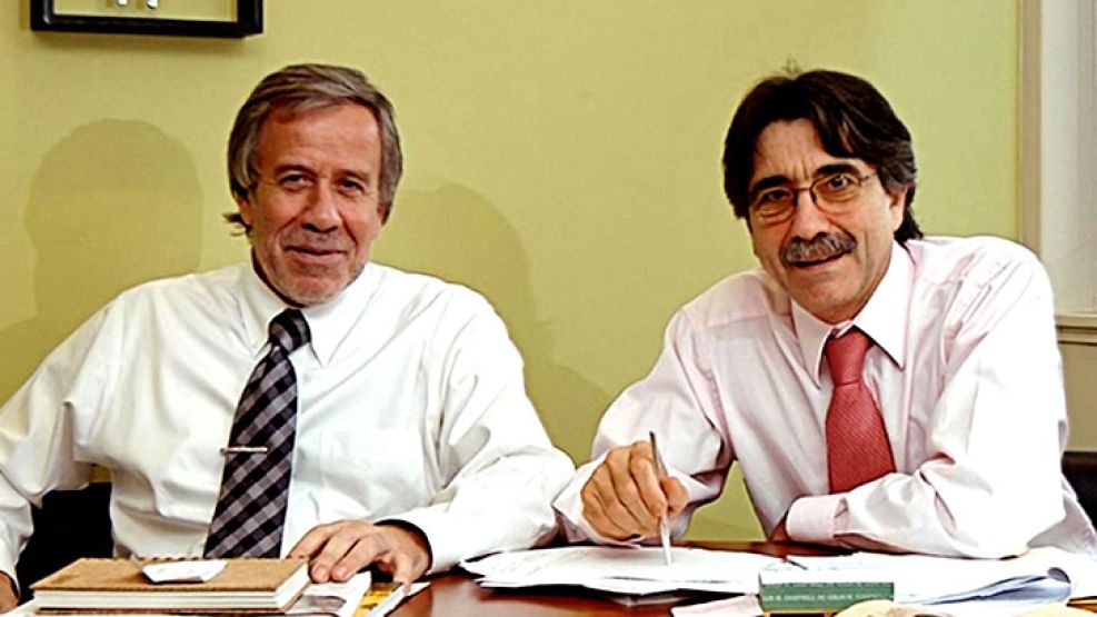 Exitosos. Acosta y Ferreyra, presidente y vice del holding que factura más de US$ 400 millones al año.