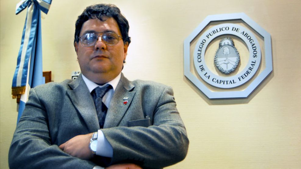 El presidente del Colegio Público de Abogados de la Capital Federal, Jorge Rizzo.