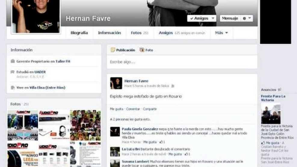 Favre debió renunciar después de bromear en cuenta personal de Facebook con la tragedia en la ciudad.