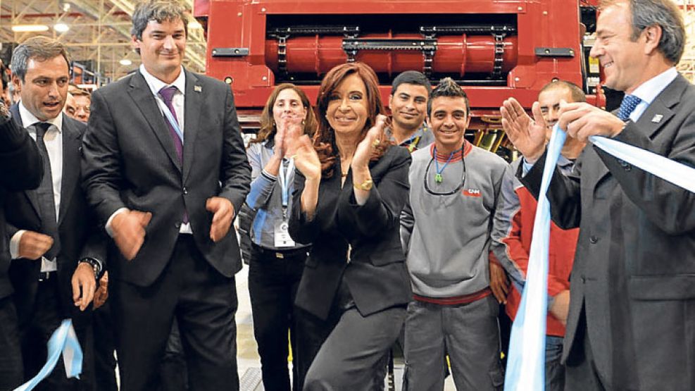 MOTOR. CFK anunció inversiones de Iveco. El sector es clave.