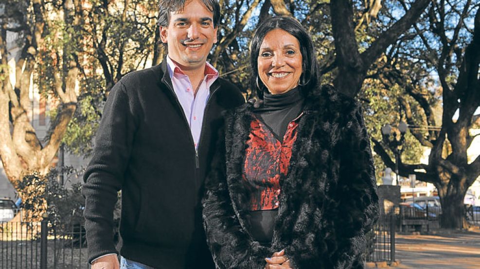 Catedral. Marcela Durrieu y Sebastián Galmarini viven y son candidatos en San Isidro.
