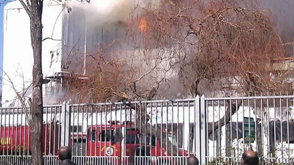 El incendio en Villa Tesei