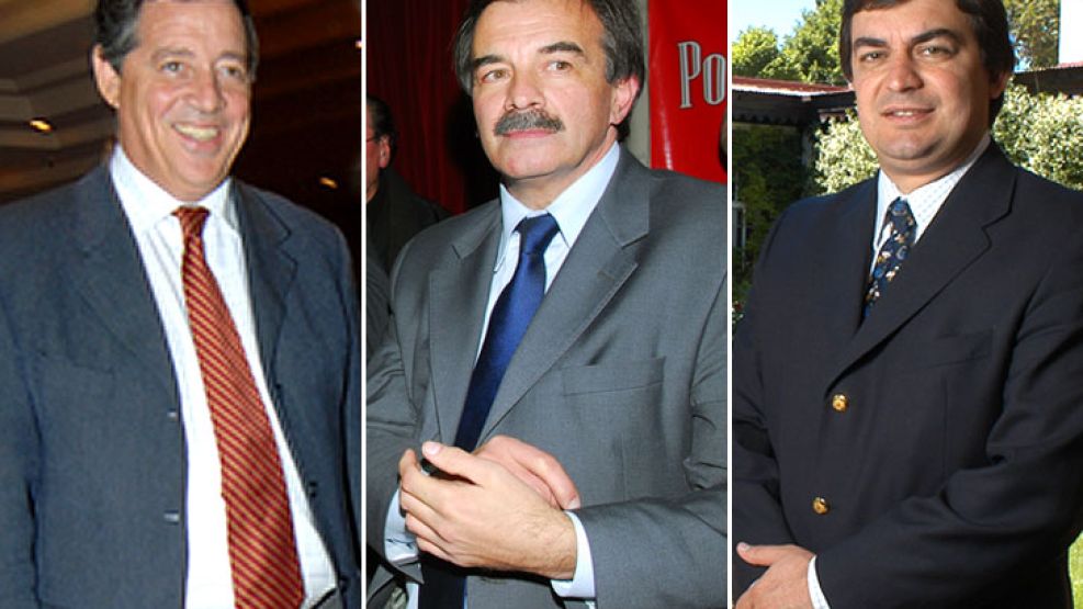 Juan Pedro Tunessi, Miguel Bazze y Omar De Marchi defendieron a la aerolínea chilena.