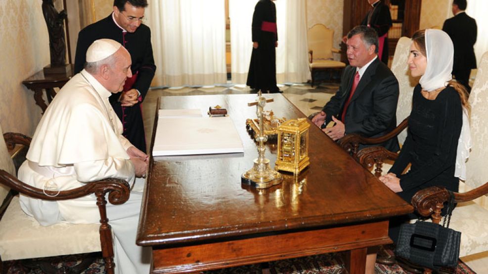 El Papa Francisco y el rey de Jordania, Abdalá II, hicieron un llamamiento a la paz mundial.