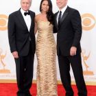 Michael Douglas, Luciana y Matt Damon