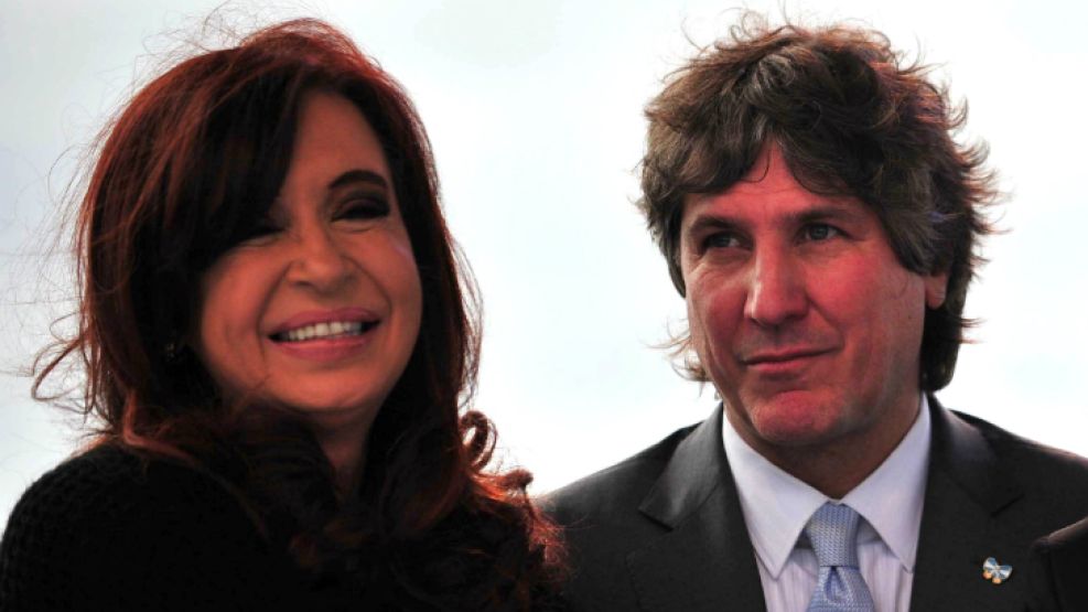 La Presidenta Cristina Fernández junto a su 'amado' vicepresidente Boudou. Sus causas judiciales preocupan a CFK de cara a las elecciones.